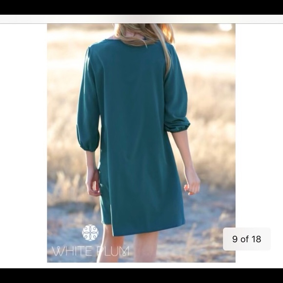 NWOT Teal dress - Picture 2 of 2